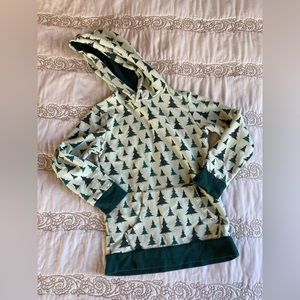 EUC KicKee Pants Tree Print Hoodie Size 5/6